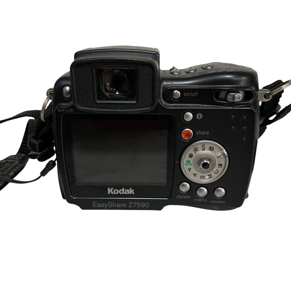 Kodak EasyShare Z7590 5MP 10x Zoom Digital Camera Battery Charger Case Tested - Picture 9 of 13